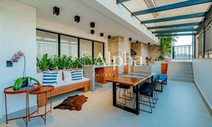 Cobertura duplex para locação e venda no Condomínio Alpha Park em Alphaville - Barueri - SP