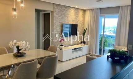 Apartamento mobiliado para locação no Condomínio Novare em Alphaville - SP