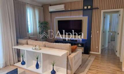 Apartamento mobiliado para locação no Condomínio Jardins de Tamboré em Santana de Parnaíba - SP