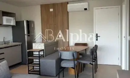 Studio mobiliado a venda no condomínio fiori em alphaville - sp