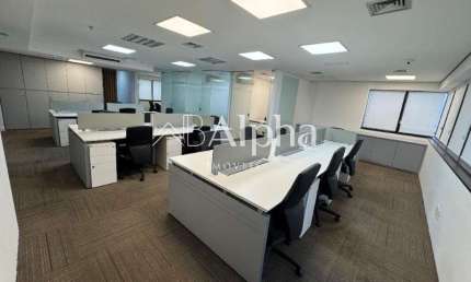 Sala comercial totalmente mobiliado - Ed. Murano em Alphaville - Barueri - SP