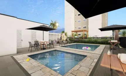 Apartamento - Jd. das Paineiras I - Cond. Sou Viver Verona - 2 Dormitórios - 48,