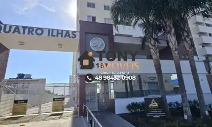 Apartamento com 2 quartos sendo 1 suíte à venda, 63m² - areias - são josé - ap1709