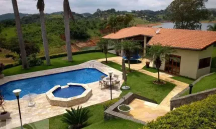 Chácara com 5 dormitórios à venda, 890 m² por R$ 3.000.000,00 - Centro - Biritiba Mirim/SP