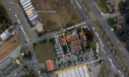Terreno à venda na Afonso Werneck, 70, Uberaba, Curitiba por R$ 900.000