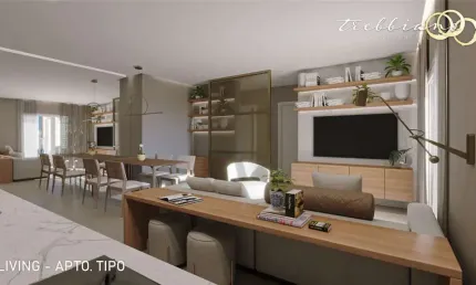 Apartamento com 2 quartos à venda na Rua Rosa Kaint Nadolny, 60, Campo Comprido, Curitiba por R$ 704.708