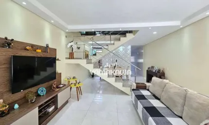 Sobrado com 3 dormitórios à venda, 105 m² por R$ 949.000,00 - Guilhermina Esperança - São Paulo/SP