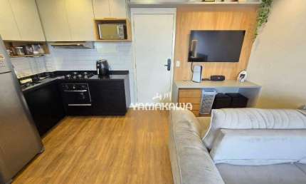 Apartamento com 1 dormitório, 25 m² - venda por R$ 230.000,00 ou aluguel por R$ 1.800,00/mês - Vila Ré - São Paulo/SP