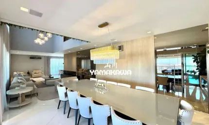 Apartamento duplex com 4 dormitórios, 466 m² - venda por r$ 13.900.000,00 ou aluguel por r$ 85.000,00/mês - jardim anália franco - são paulo/sp