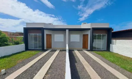 Casa geminada 3 dorm à venda no bairro praia do barco com 89 m² de área privativa - 2 vagas de garagem