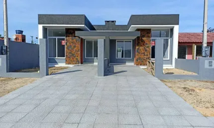 Casa geminada 2 dorm à venda no Bairro PRAIA DO BARCO com 92 m² de área privativa - 1 vaga de garagem