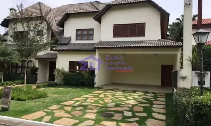-CASA EM CONDOMÍNIO- 4 DORMITÓRIOS/ 4 SUÍTES/ - ALDEIA DA SERRA- LOCAÇÃO- $ 25.900,00