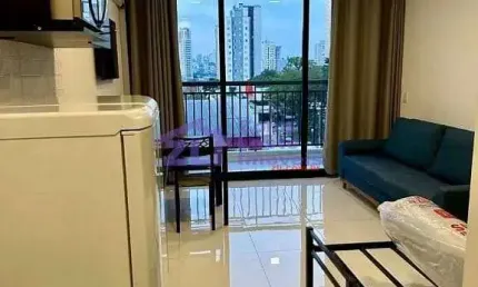 Apartamento com 1 dormitório para alugar, 31 m² por r$ 2.850,01/mês - tatuapé - são paulo/sp