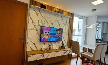 Apartamento mobiliado para venda com 2 dormitórios no Condomínio Morada Paulista