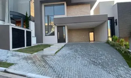 Sobrado novo para venda com 3 suítes e piscina no condomínio mosaico essence.