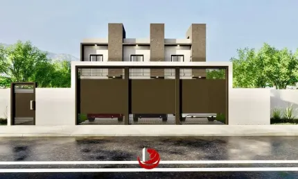 Sobrado novo para venda com 2 suítes em világio no jardim modelo.