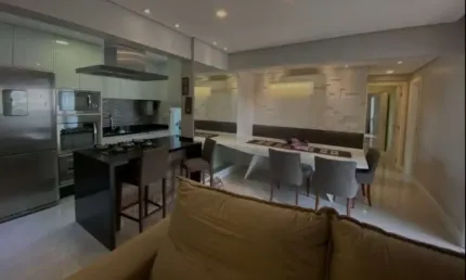 Apartamento mobiliado para venda 3 dormitórios no condomínio luzes no mogilar.
