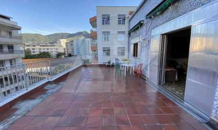 Cobertura com 3 quartos à venda na Rua José Vicente, Grajaú, Rio de Janeiro, 158 m2 por R$ 870.000