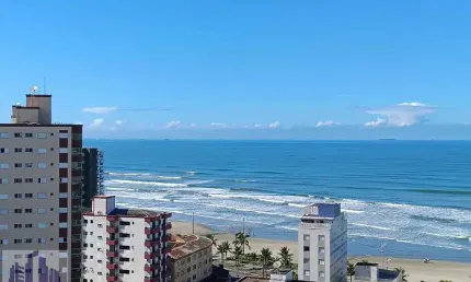 Apartamento com vista mar 2 dormitórios, 2 suítes no Caiçara