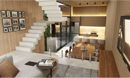 Sobrado em condomínio - 117 m². 3 quartos com 1 suíte. 1 vaga. entrega julho/25. r$ 839 mil.