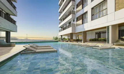 Apartamento para Venda em São José, Praia Comprida, 2 dormitórios, 2 suítes, 3 banheiros, 1 vaga
