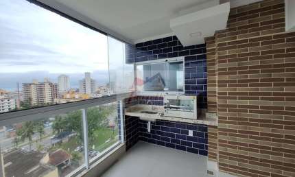 Apartamento com 2 dormitórios ao lado da UNOESTE em Enseada, Guarujá/SP