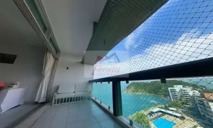 Apartamento com 3 dormitórios  com vista mar à venda na enseada Guarujá SP
