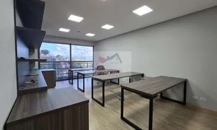 Sala comercial com 42m² para locação em valongo-santos-sp
