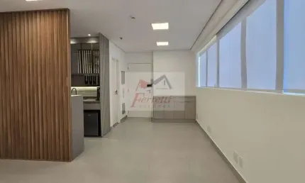 Sala comercial com 50,79m² para alugar pronta para trabalhar, valongo, santos/sp