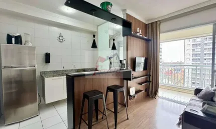 Apartamento com 1 dormitório à venda com  porteira fechada ao lado da unifesp, santos/sp