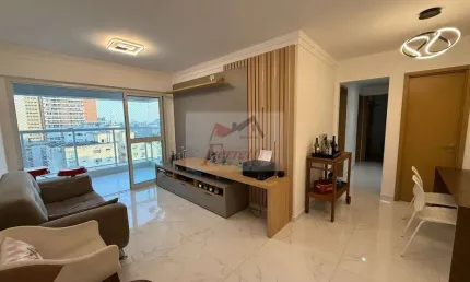 Apartamento com 3 suítes  mobiliádo em Gonzaga, Santos/SP