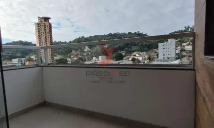Apartamento com 2 quartos perto da Vila Germanica com Sacada e Churrasqueira