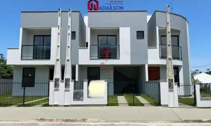 Sobrado em são jose sc com 3 quartos e 3 banheiros à venda, 91 m² por r$ 490.000 cef