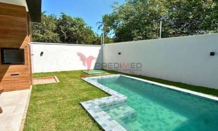 Casa nova com 4 Suites , Deck com Churrasqueira e Piscina ,no EUSÉBIO, perto de Fortaleza