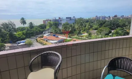 Lindo apartamento com vista mar, varanda, nascente,no bairro do bessa 50 metros da praia
