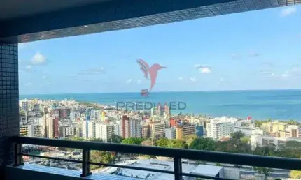 Apartamento com 3 Suites, varanda ,vista definitiva para o mar no bairro do Altiplano