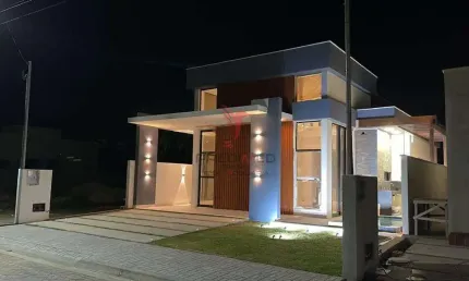 Casa pronta para morar com piscina,.churrasqueira no Condomínio Sunville! Em João Pessoa