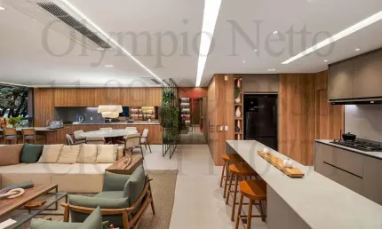 Apartamento no Brooklyn,Mobiliado Porteira fechada.3 Suites, 3 Vagas de Garagem