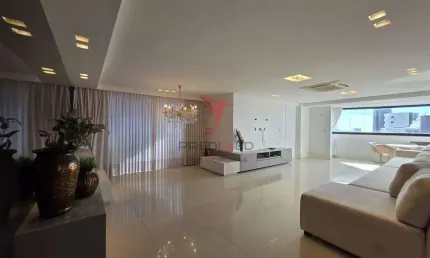 Apartamento mobiliado de alto padrão no aeroclube com vista deslumbrante para o mar