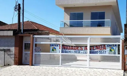 Casa em condomínio para venda em são vicente, jardim paraíso, 2 dormitórios, 2 banheiros, 1 vaga