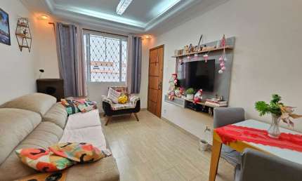 Apartamento para Venda em Santos, Boqueirão, 2 dormitórios, 1 banheiro, 1 vaga