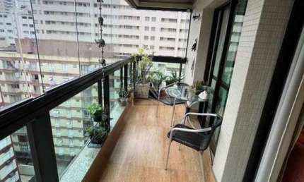 Apartamento para Locação em Santos, Gonzaga, 3 dormitórios, 1 suíte, 2 banheiros, 1 vaga
