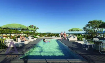 Apartamento com 1 dormitório à venda, 48 m² por r$ 650.000,00 - campeche - florianópolis/sc