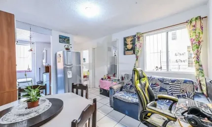 Apartamento com 2 quartos à venda na intendente alfredo azevedow, 843, coronel aparício borges, porto alegre por r$ 180.000