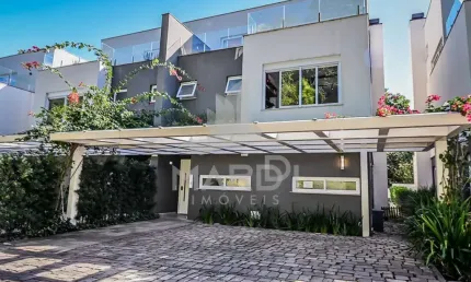 Casa em condomínio fechado com 3 quartos à venda na rua doutor ney de castilhos ferreira, 300, pedra redonda, porto alegre por r$ 2.365.000