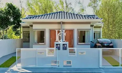 Casa térrea em construção à venda – loteamento lisboa iii, são josé/sc