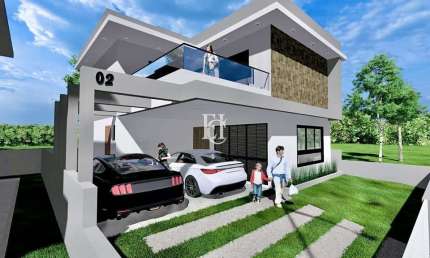 Casa em Construção à Venda a 780m da Praia, no Novo Campeche – Loteamento Villa Pamplona | Florianópolis/SC