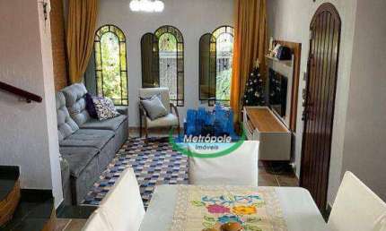 Sobrado com 3 dormitórios à venda, 209 m² por R$ 599.000,00 - Jardim Santa Cecília - Guarulhos/SP