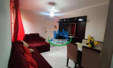 Apartamento com 2 dormitórios, 54 m² - venda por r$ 195.000,00 ou aluguel por r$ 1.448,00/mês - jardim maria dirce - guarulhos/sp