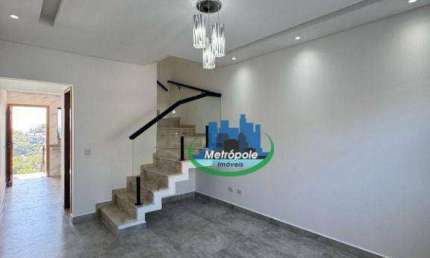 Sobrado com 2 dormitórios à venda, 74 m² por R$ 425.000 - Parque Residencial Scaffid II - Itaquaquecetuba/SP
